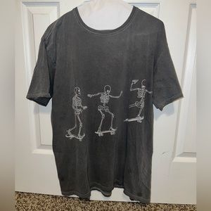 Urban outfitters skeleton skateboard